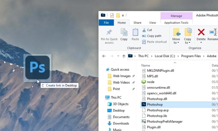 create link in desktop shortcut 5 Cara Membuat Shortcut Aplikasi/Folder di Desktop Windows 10 2 create link in desktop shortcut