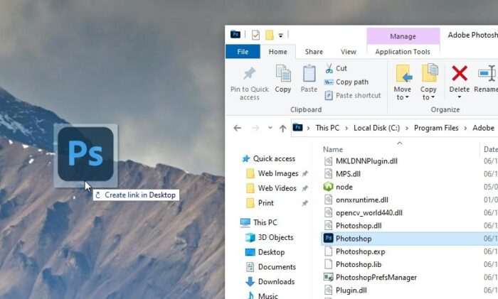 create link in desktop shortcut 5 Cara Membuat Shortcut Aplikasi/Folder di Desktop Windows 10 4 create link in desktop shortcut