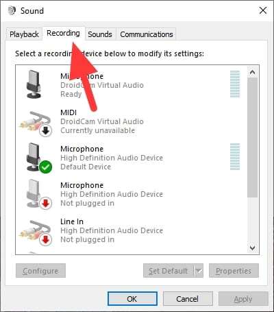 recordings Cara Mengaktifkan Microphone di PC/Laptop Windows 10 5 recordings