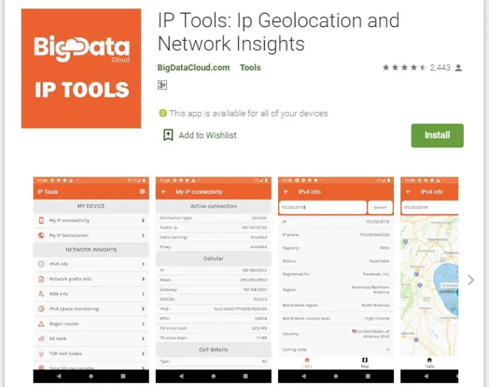 IP Tools 2 Cara Cepat Menemukan 'IP Address' Ponsel Android 7 IP Tools