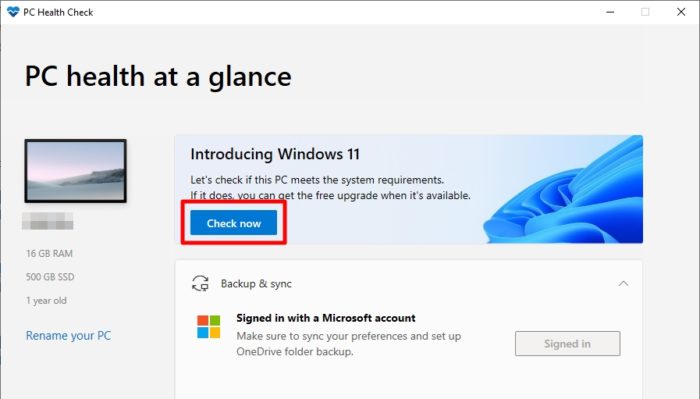 check now Cara Cek Apakah PC/Laptop Kamu Bisa Pakai Windows 11 6 check now