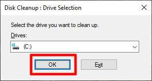 select drive Cara Membersihkan File Sampah Windows 10 Tanpa Aplikasi! 16 select drive