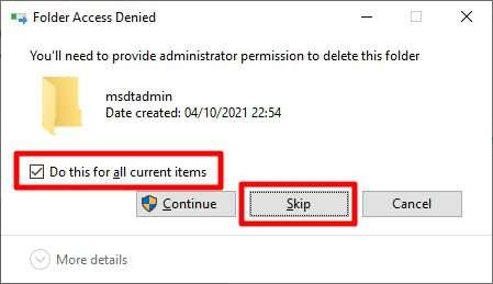 skip delete Cara Membersihkan File Sampah Windows 10 Tanpa Aplikasi! 14 skip delete