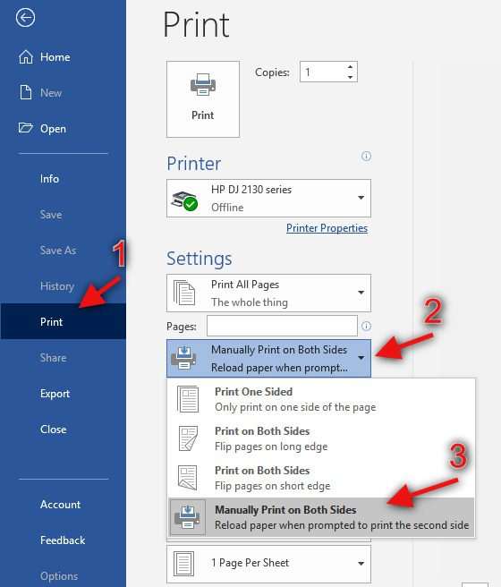 Cara print bolak balik 6 Cara Print Bolak-Balik di Ms. Word, Mudah dan Hemat Biaya 9 Cara print bolak balik 6