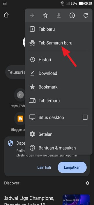 tab samaran baru 2 Cara Menggunakan Incognito Chrome Agar Tidak Terlacak 7 tab samaran baru