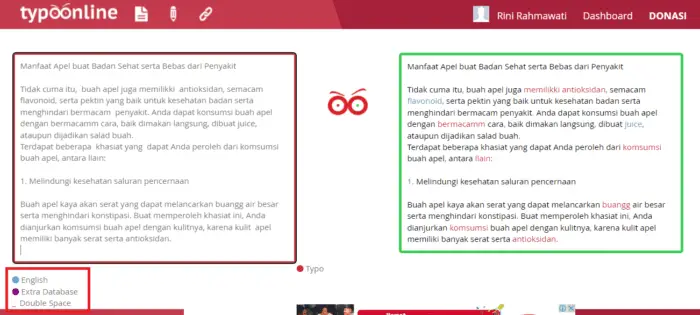 Cara Mengecek Typo Secara Online 5 3 Cara Mengecek Typo Teks Bahasa Indonesia Secara Online 5 Cara Mengecek Typo Secara Online 5
