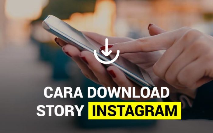 Cara download instastory instagram