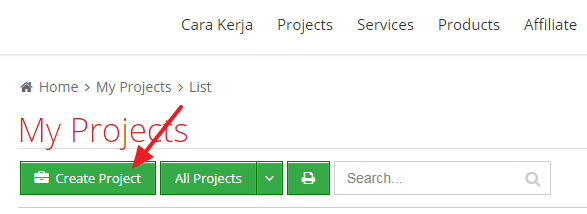 create project Cara Mencari Freelancer di Situs dan Aplikasi Projects.co.id 3 create project
