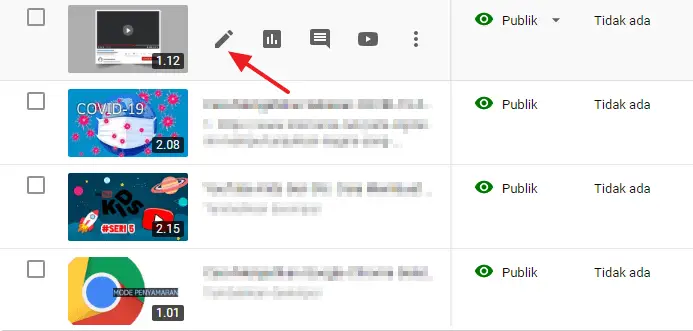 detail Cara Mengganti Kategori Video Kamu di YouTube 4 detail