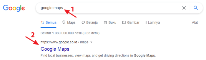 google maps chrome Cara Melihat Situasi Kemacetan Jalan dengan Google Maps 1 google maps chrome