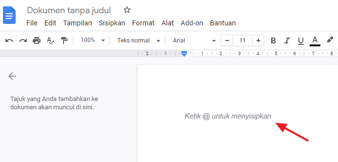 mulai menulis Cara Melihat Jumlah Kata di Google Docs via Web dan Aplikasi 3 mulai menulis