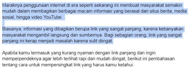 sorot kata Cara Melihat Jumlah Kata di Google Docs via Web dan Aplikasi 5 sorot kata