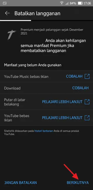 Screenshot 20220129 170642 Cara Membatalkan YouTube Premium Kamu dengan Mudah 6 Screenshot 20220129 170642