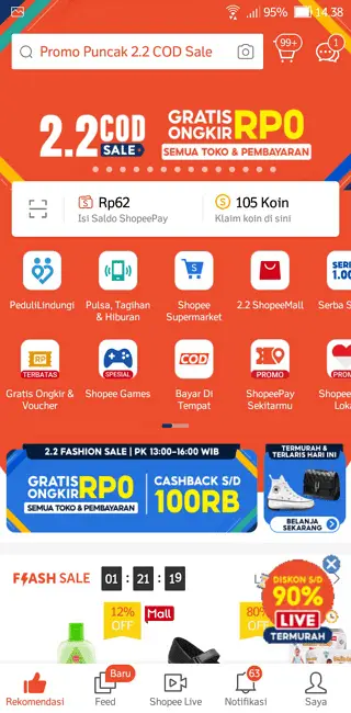 Screenshot 20220202 143844 Cara Isi Saldo ShopeePay Tanpa Biaya Admin dengan Flip 10 Screenshot 20220202 143844