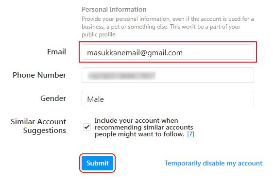 masukkan email ig web Cara Mengganti Email di Instagram Agar Akun Semakin Aman 3 masukkan email ig web