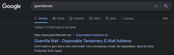 Disposable Temporary E Mail Address Cara Membuat Email Palsu Agar Terhindar dari Spam 1 Disposable Temporary E Mail Address