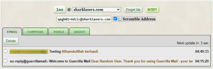tampilan email masuk Cara Membuat Email Palsu Agar Terhindar dari Spam 5 tampilan email masuk