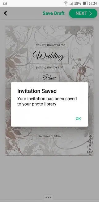 Screenshot 20220329 173453 Cara Membuat Undangan Pernikahan di HP dengan Mudah 17 Screenshot 20220329 173453