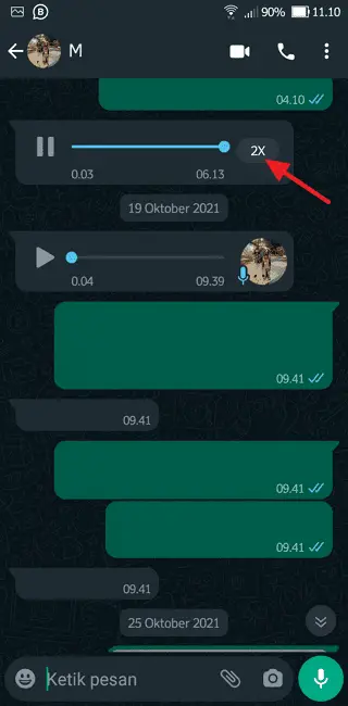 Screenshot 20220526 111103 Cara Mengatur Kecepatan Suara Voice Note WhatsApp 2 Screenshot 20220526 111103