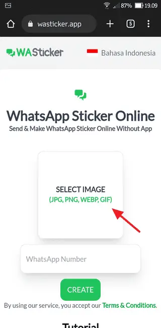 Screenshot 20220529 191001 Cara Mengubah Foto Menjadi Stiker WhatsApp Tanpa Aplikasi 3 Screenshot 20220529 191001