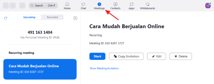 meetings Cara Membuat Jadwal Zoom Meeting di PC atau Laptop 13 meetings