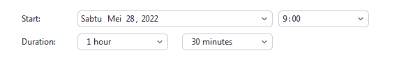 start duration Cara Membuat Jadwal Zoom Meeting di PC atau Laptop 5 start duration
