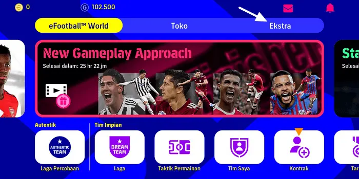Screenshot 20220603 104018 Cara Menautkan Akun eFootball ke ID Konami Agar Data Aman 1 Screenshot 20220603 104018