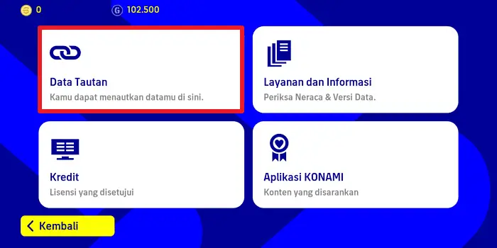 Screenshot 20220603 104101 Cara Menautkan Akun eFootball ke ID Konami Agar Data Aman 3 Screenshot 20220603 104101