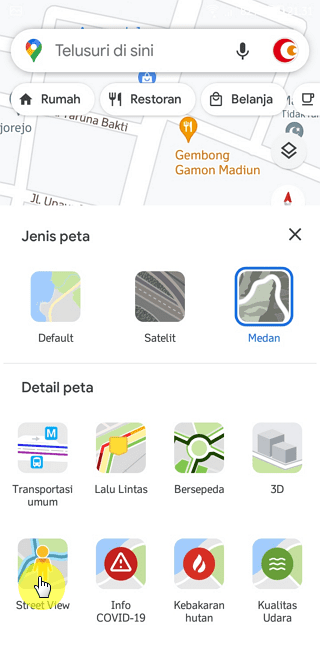 Screenshot 20220804 213153 2 Cara Mudah Menggunakan Street View Google Maps 8 Screenshot 20220804 213153