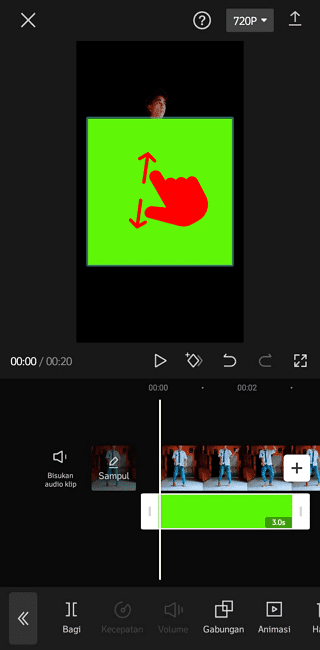 Screenshot 20220805 094310 Cara Ubah Background Video Menjadi Green Screen di CapCut 15 Screenshot 20220805 094310