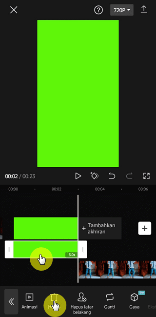 Screenshot 20220805 094603 Cara Ubah Background Video Menjadi Green Screen di CapCut 24 Screenshot 20220805 094603