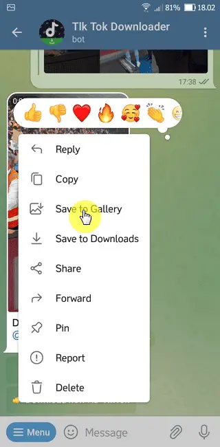 Screenshot 20220805 180222 Cara Download Video TikTok Tanpa Watermark di Telegram 10 Screenshot 20220805 180222