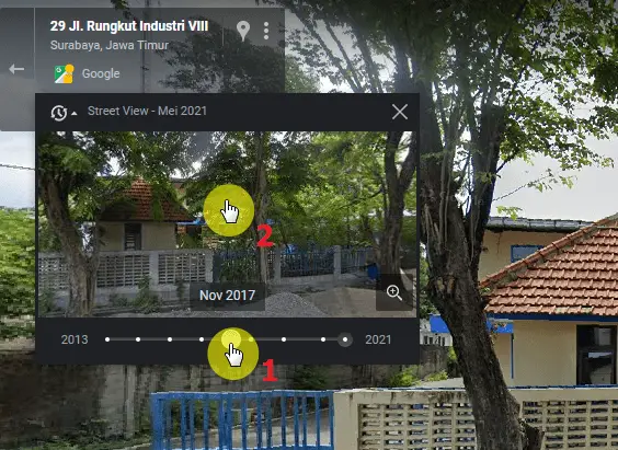 klik gambar Cara Ganti Tahun Google Maps untuk Melihat Tempat Masa Lalu 8 klik gambar