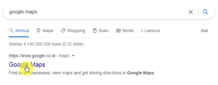 klik maps Cara Ganti Tahun Google Maps untuk Melihat Tempat Masa Lalu 1 klik maps