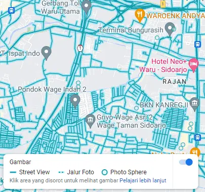 street view biru 2 Cara Mudah Menggunakan Street View Google Maps 4 street view biru
