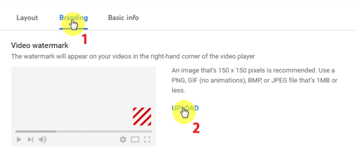 upload Cara Membuat Watermark Video di YouTube dengan Mudah 4 upload