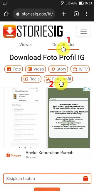 Screenshot 20220925 163353 Cara Simpan Foto Profil Instagram dengan dan Tanpa Aplikasi 13 Screenshot 20220925 163353