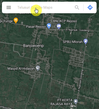 kolom telusuri Cara Mengukur Jarak di Google Maps dengan Mudah 13 kolom telusuri