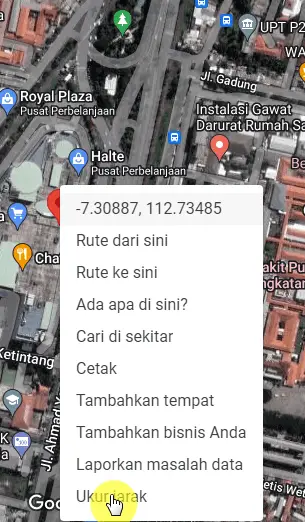 ukur jarak maps Cara Mengukur Jarak di Google Maps dengan Mudah 14 ukur jarak maps