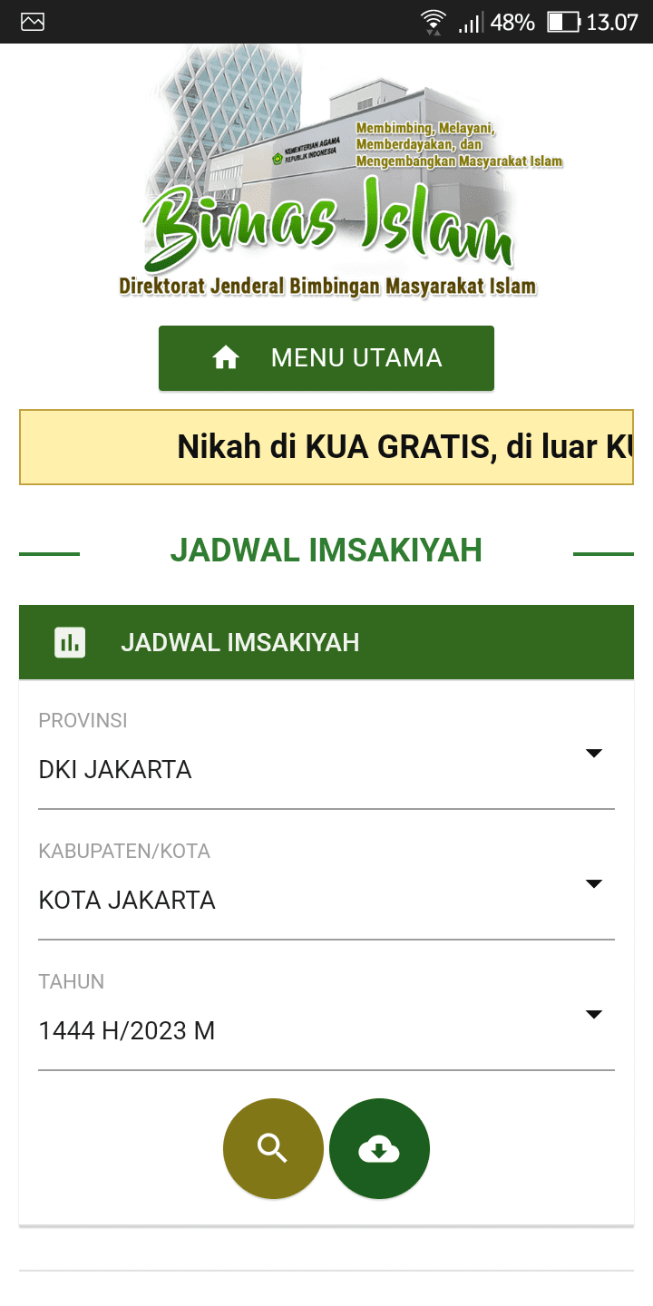 Screenshot 20230329 130707 Cara Download Jadwal Imsakiyah Ramadhan untuk Tiap Daerah 4 Screenshot 20230329 130707