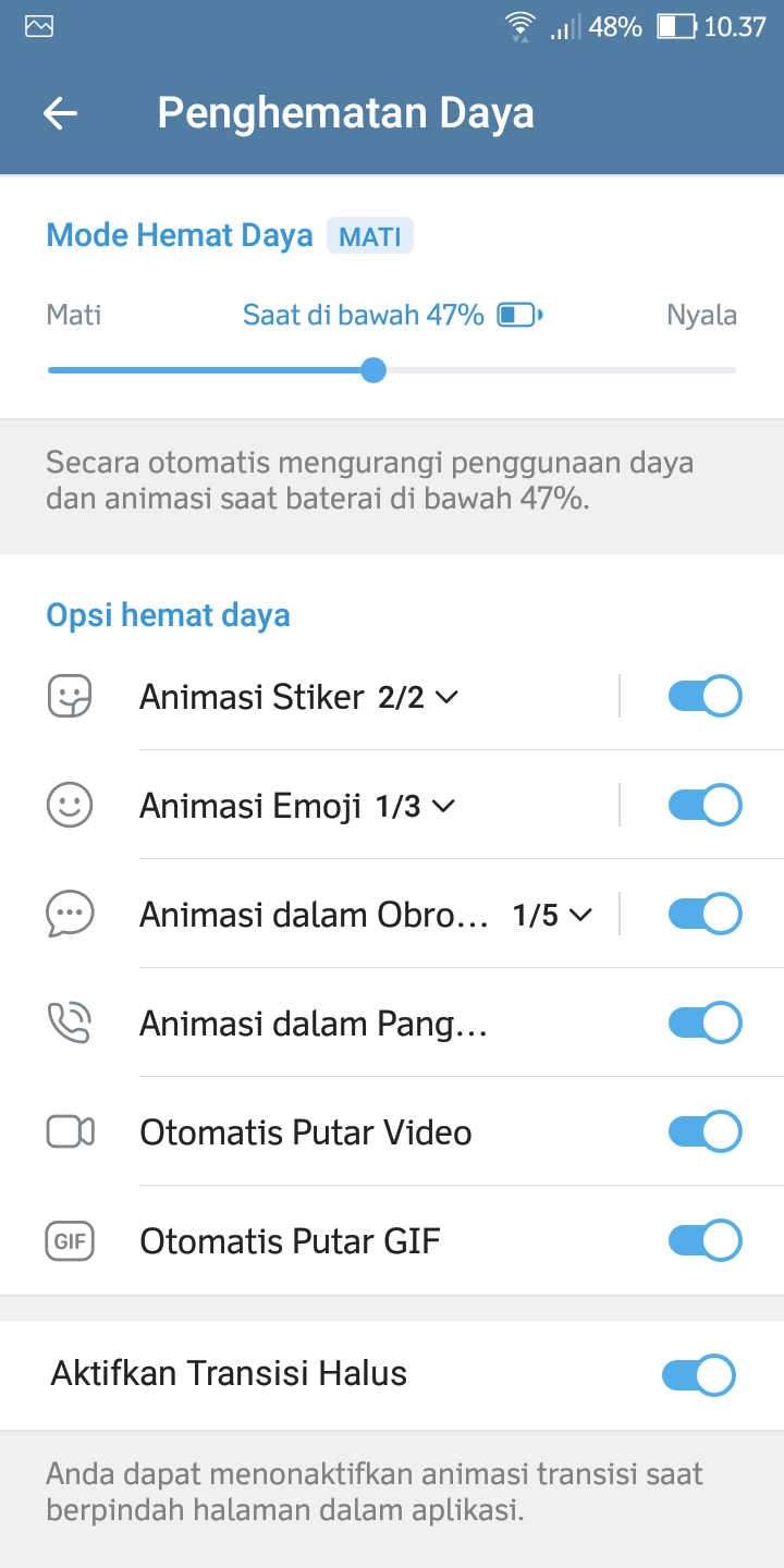 Screenshot 20230414 103758 Cara Aktifkan Mode Hemat Daya di Aplikasi Telegram 5 Screenshot 20230414 103758