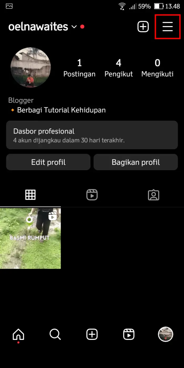 Cara Ubah Akun Instagram Profesional Ke Akun Pribadi