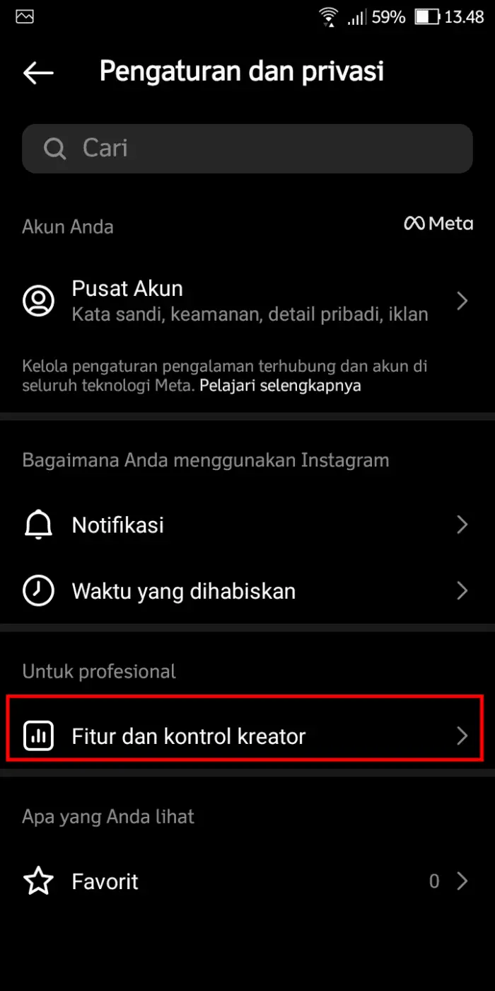 Cara Ubah Akun Instagram Profesional Ke Akun Pribadi