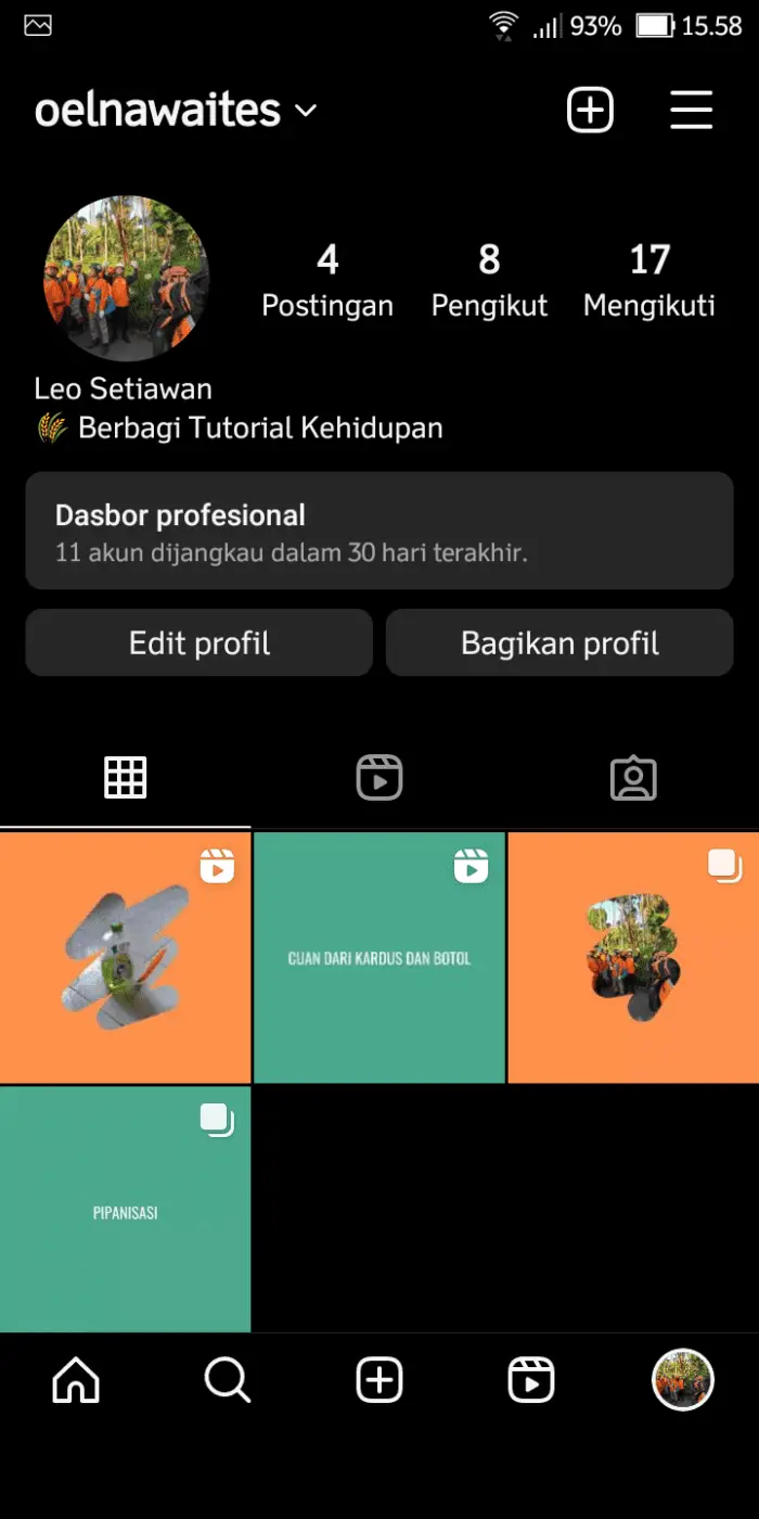 Cara Ganti Sampul Reels Instagram yang Sudah Diunggah