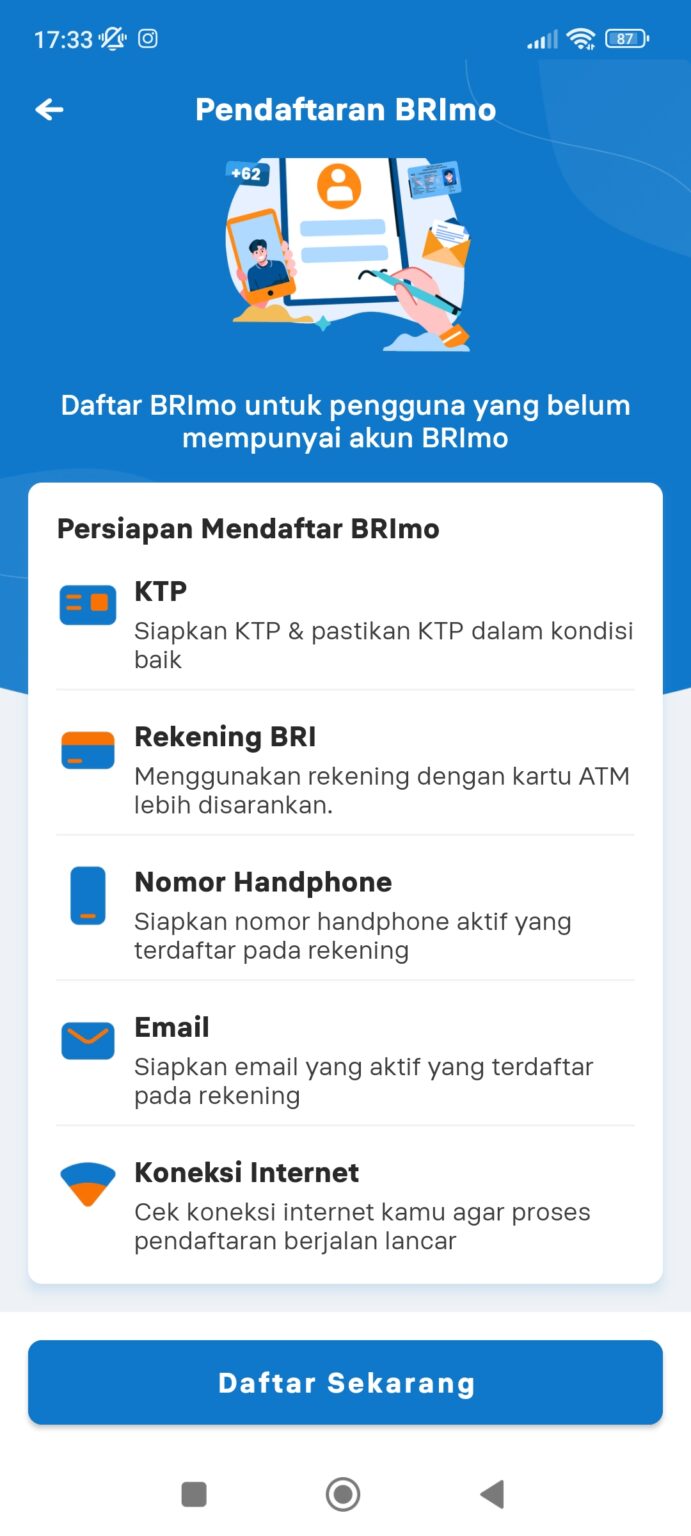 Cara Buat Akun BRImo Di HP Kamu Dengan Mudah Dan Cepat