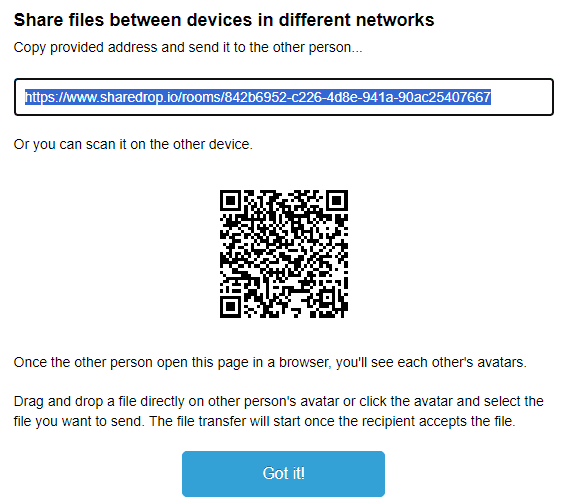 sharedrop3 Cara Kirim File dari HP ke Komputer Lewat Kode QR 3 sharedrop3