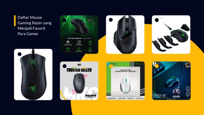 Daftar Mouse Gaming Razer yang Menjadi Favorit Para Gamer