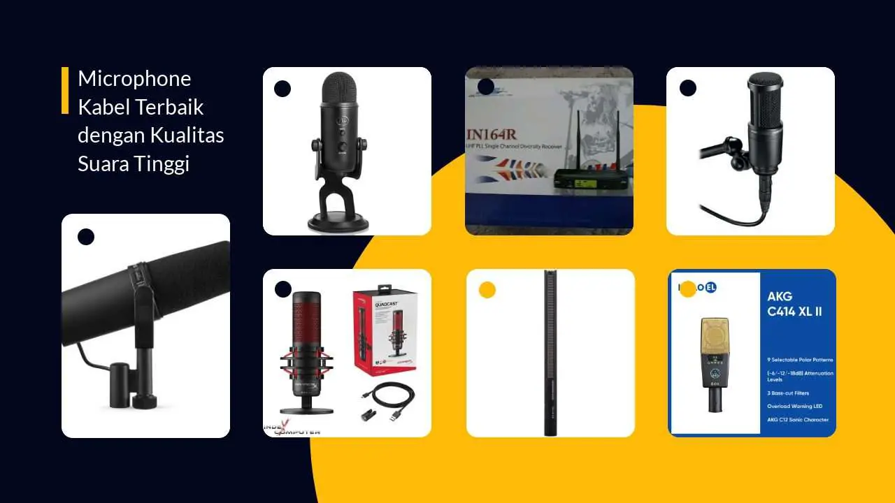 Microphone Kabel Terbaik dengan Kualitas Suara Tinggi Microphone Kabel Terbaik dengan Kualitas Suara Tinggi