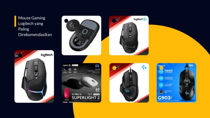 Mouse Gaming Logitech yang Paling Direkomendasikan