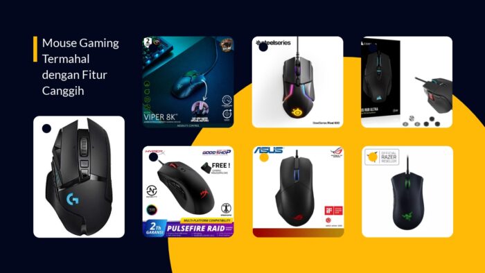 Mouse Gaming Termahal dengan Fitur Canggih